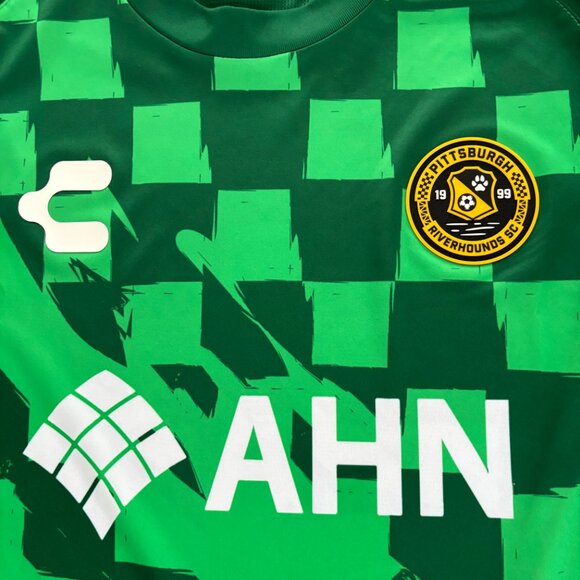 NEW Pittsburgh Riverhounds Jersey‎ Mens L Charly SC Goalkeeper Authentic 2024 - Picture 3 of 6